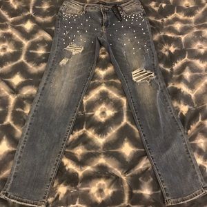 Bebe Skinny Ankle Length.